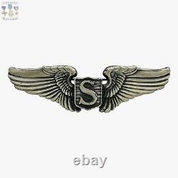 Wwii U. S. Army Air Corps Service Pilot Wings 3 Size Sterling #156