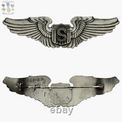 Wwii U. S. Army Air Corps Service Pilot Wings Gemsco N. Y. 3-1/8 Size #145