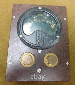 Wwii U. S. Army Air Force Aaf Type E-1 Ammeter Gauge B-29 Superfortress Bomber