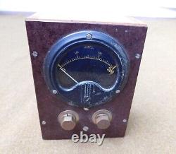 Wwii U. S. Army Air Force Aaf Type E-1 Ammeter Gauge B-29 Superfortress Bomber