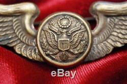 Wwii U. S. Army Air Force Air Crew Wing British Made