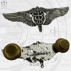 Wwii U. S. Army Air Force Flight Surgeon Wings 2 Size Vanguard N. Y. Ww2 #374