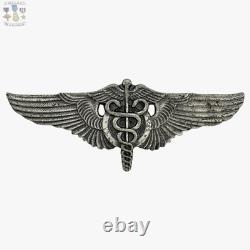 Wwii U. S. Army Air Force Flight Surgeon Wings 2 Size Vanguard N. Y. Ww2 #374