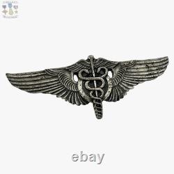 Wwii U. S. Army Air Force Flight Surgeon Wings 2 Size Vanguard N. Y. Ww2 #374