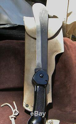 Wwii U. S. Army Air Force (aaf) Imperial A-1 Folding Survival Machete/scabbard