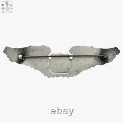 Wwii U. S. Army Air Forces Service Pilot Wings Gemsco N. Y. 3-1/8 Size Ww2 #324