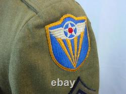 Wwii Us Army 4th Air Force Ww2 Uniform Group Tunic Jacket Shirt 2 Hats