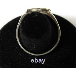 Wwii Us Army Air Corps Aviator Pilot Sterling Silver Ring Size 9 1/4 Named #'d