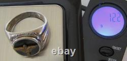 Wwii Us Army Air Corps Aviator Pilot Sterling Silver Ring Size 9 1/4 Named #'d