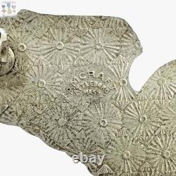 Wwii Us Army Air Corps Observer Wings 3-1\8 Badge Amcraft Starburst Pattern #05