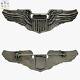 Wwii Us Army Air Corps Pilot Wings Badge 3 Size Amcraft Starburst Pattern #109