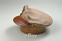 Wwii Us Army Air Corps Pilot's Khaki Crusher Cap By Rogers Peet Company, Ny ID