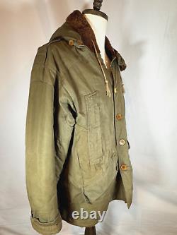 Wwii Us Army Air Force B-11 Parka With Fur Hood & A-9 Trousers Size 44 / 40