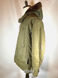 Wwii Us Army Air Force B-11 Parka With Fur Hood & A-9 Trousers Size 44 / 40