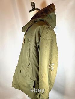 Wwii Us Army Air Force B-11 Parka With Fur Hood & A-9 Trousers Size 44 / 40