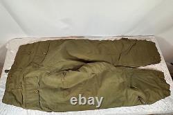 Wwii Us Army Air Force B-11 Parka With Fur Hood & A-9 Trousers Size 44 / 40