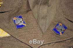 Wwii Us Army Air Force Cbi Aircrew Radio Uniform Large Named Grouping Archive