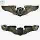 Wwii Us Army Air Forces Glider Pilot Wings Badge Sterling 3 Size Insignia #111