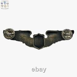 Wwii Us Army Air Forces Glider Pilot Wings Badge Sterling 3 Size Insignia #111