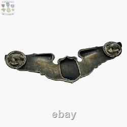 Wwii Us Army Air Forces Glider Pilot Wings Badge Sterling 3 Size Insignia #111