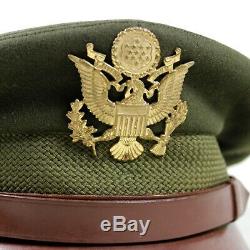 Wwii Us Army Air Forces Usaaf Officer Dress Visor Cap Hat Wool Felt Crown Size 7