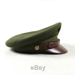 Wwii Us Army Air Forces Usaaf Officer Dress Visor Cap Hat Wool Felt Crown Size 7