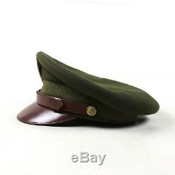 Wwii Us Army Air Forces Usaaf Officer Dress Visor Cap Hat Wool Felt Crown Size 7