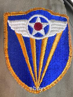 Wwii Us Army M41 Field Jacket Usaaf Fourth Air Force, Od 2nd Pattern Dated