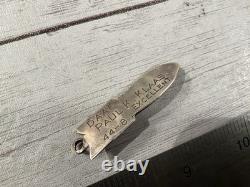 Wwii Usaaf Deming Army Air Field Sterling Bomb Pendant For Excellence Class 44-8