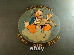 Wwii Usaaf Footlocker Disney Designed Insignia Victorville Army Air Field