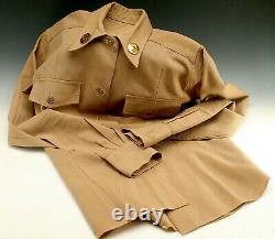 Wwii Wac Us Army Woman's Air Corp Shirt Insignia Un Messed With