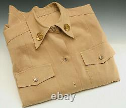 Wwii Wac Us Army Woman's Air Corp Shirt Insignia Un Messed With