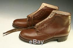 Wwii Wac Womans Wave Quarter Boots Shoes Army Air Corp No Reserve