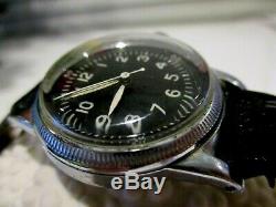 Wwii Waltham Us Army Air Force A-11 Watch Hack Ww2 Vintage