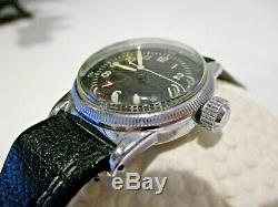 Wwii Waltham Us Army Air Force A-11 Watch Hack Ww2 Vintage