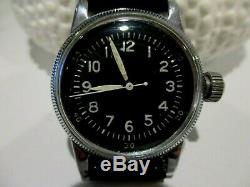 Wwii Waltham Us Army Air Force A-11 Watch Hack Ww2 Vintage