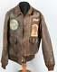 Wwii Ww2 United States Army Air Corps Id'ed Patched Bomber Jacket